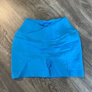 Womens Blue Athletic Shorts